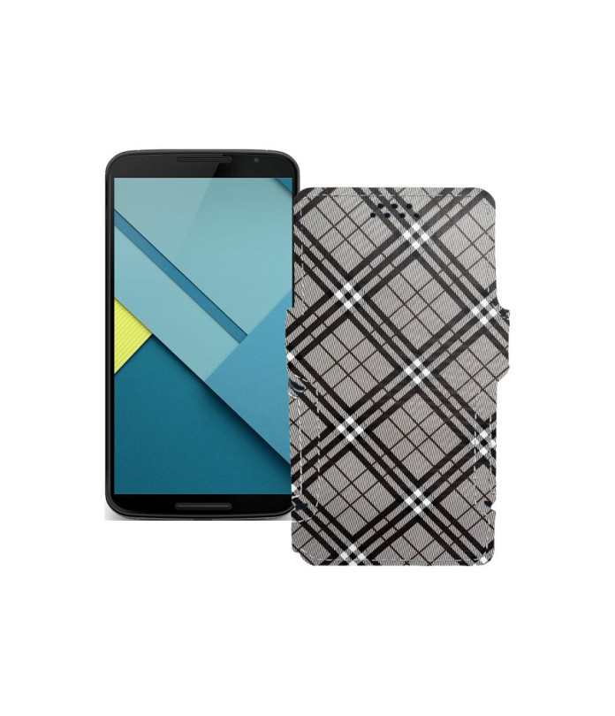 Чохол-книжка з екошкіри для телефону Motorola Nexus 6