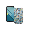 Чохол-книжка з екошкіри для телефону Motorola Nexus 6