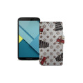 Чохол-книжка з екошкіри для телефону Motorola Nexus 6