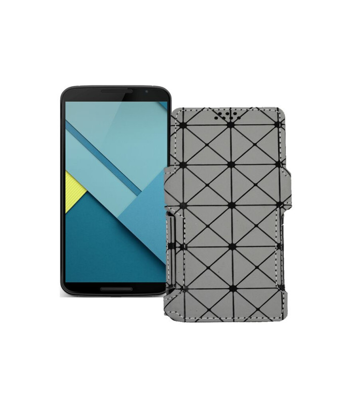 Чохол-книжка з екошкіри для телефону Motorola Nexus 6