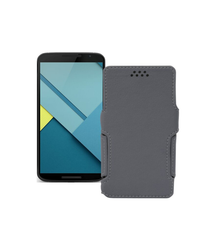 Чохол-книжка з екошкіри для телефону Motorola Nexus 6