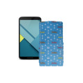 Чохол-флип з екошкіри для телефону Motorola Nexus 6