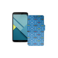 Чохол-книжка з екошкіри для телефону Motorola Nexus 6