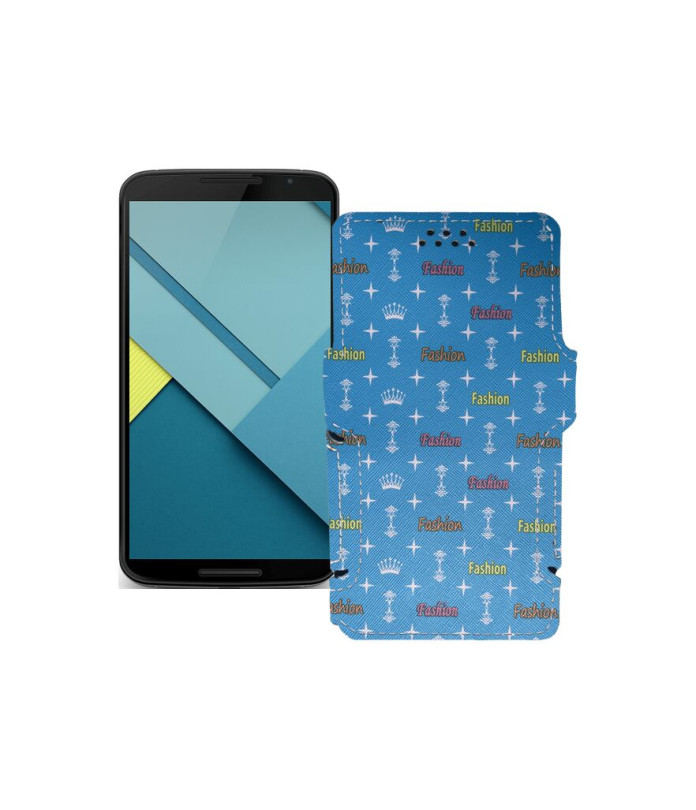 Чохол-книжка з екошкіри для телефону Motorola Nexus 6