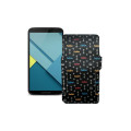 Чохол-книжка з екошкіри для телефону Motorola Nexus 6