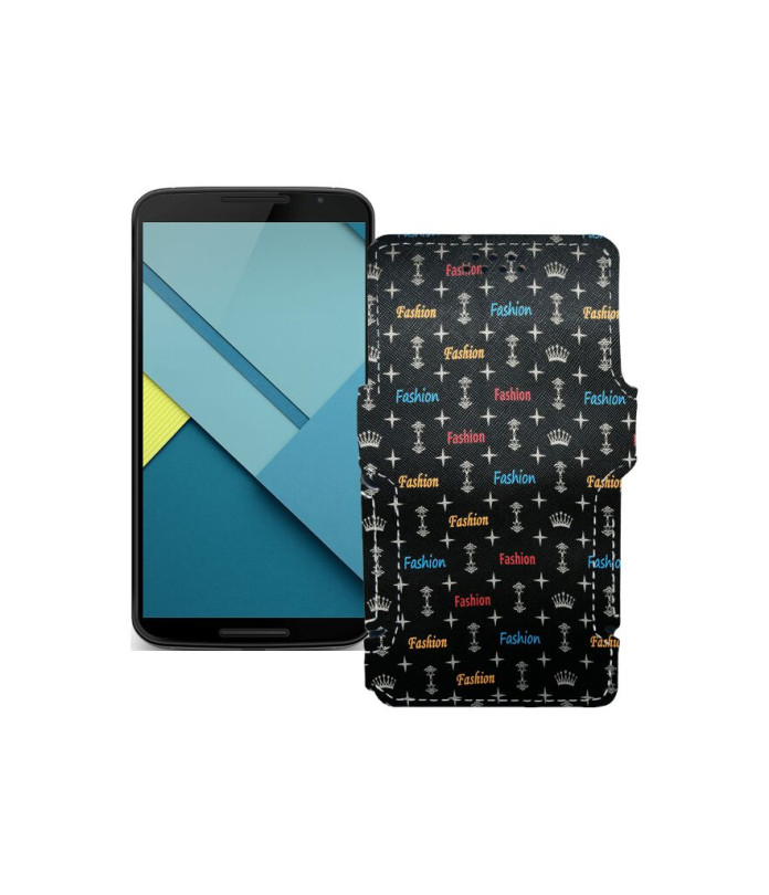 Чохол-книжка з екошкіри для телефону Motorola Nexus 6