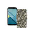 Чохол-книжка з екошкіри для телефону Motorola Nexus 6