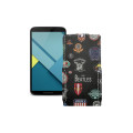 Чохол-флип з екошкіри для телефону Motorola Nexus 6