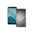 Чохол-флип з екошкіри для телефону Motorola Nexus 6