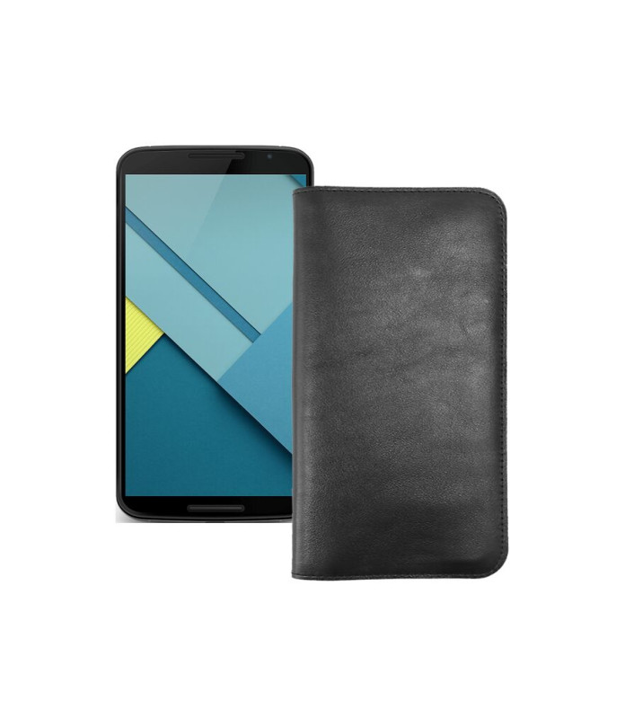 Портмоне з шкіри для телефону Motorola Nexus 6