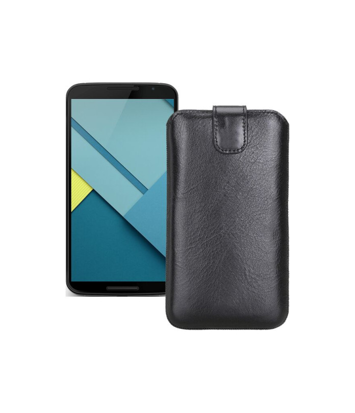 Витяжка з екошкіри для телефону Motorola Nexus 6