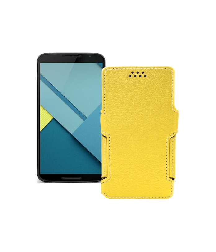 Чохол-книжка з екошкіри для телефону Motorola Nexus 6