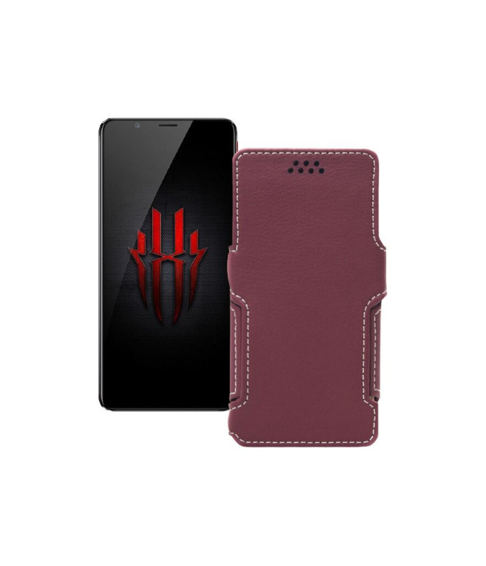 Чохол-книжка з екошкіри для телефону ZTE Nubia Red Magic 3 (3s)