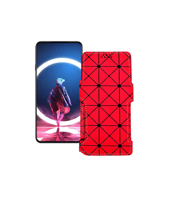 Чохол-книжка з екошкіри для телефону ZTE Nubia Red Magic 7S Pro