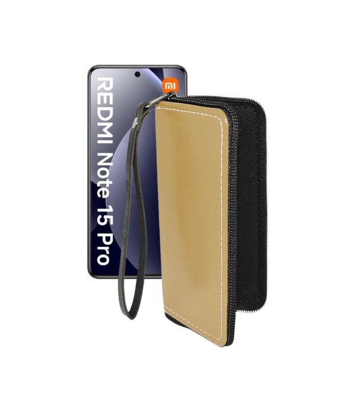 Чохол-гаманець з екошкіри для телефону Xiaomi Redmi Note 15 Pro 4G