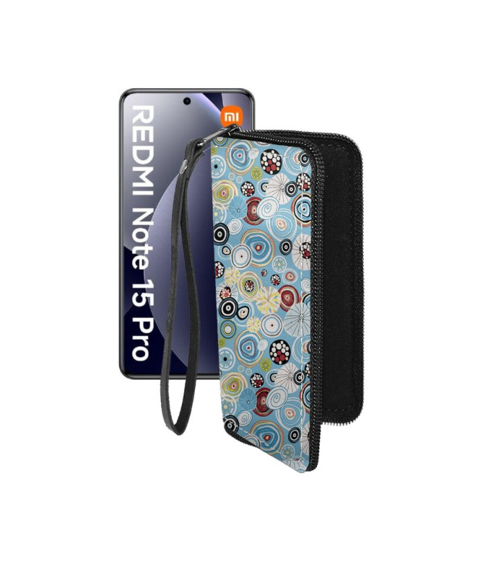 Чохол-гаманець з екошкіри для телефону Xiaomi Redmi Note 15 Pro 4G
