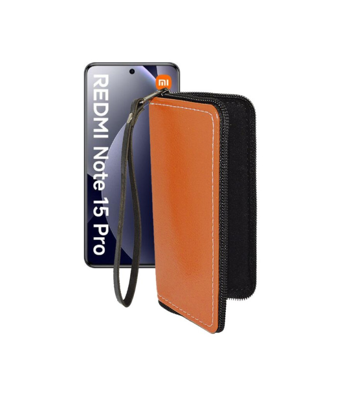 Чохол-гаманець з екошкіри для телефону Xiaomi Redmi Note 15 Pro 4G