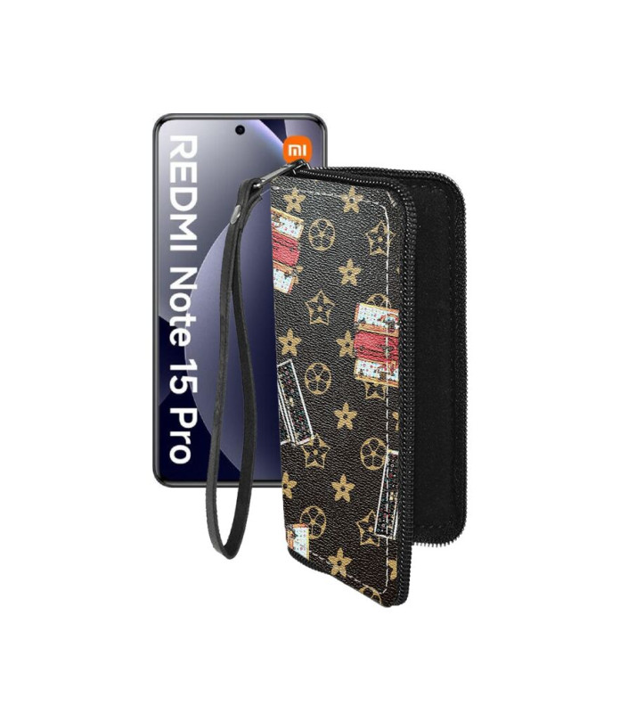 Чохол-гаманець з екошкіри для телефону Xiaomi Redmi Note 15 Pro 4G