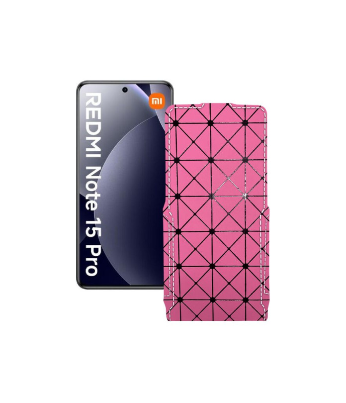 Чохол-флип з екошкіри для телефону Xiaomi Redmi Note 15 Pro 4G