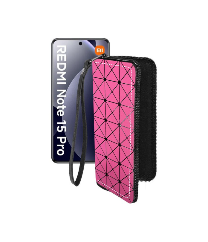 Чохол-гаманець з екошкіри для телефону Xiaomi Redmi Note 15 Pro 4G