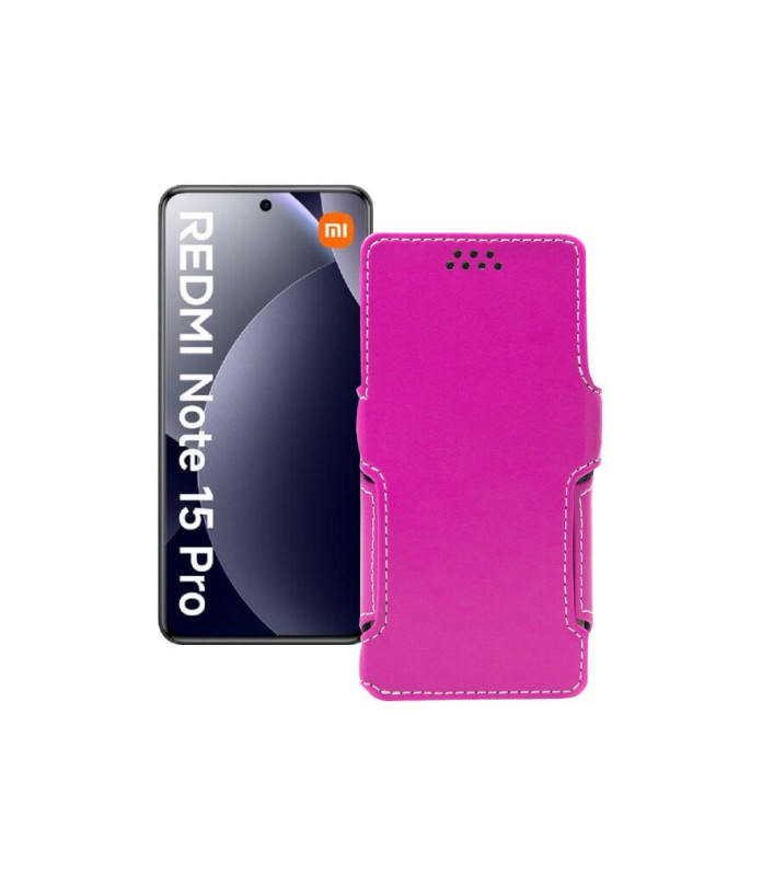 Чохол-книжка з екошкіри для телефону Xiaomi Redmi Note 15 Pro 4G