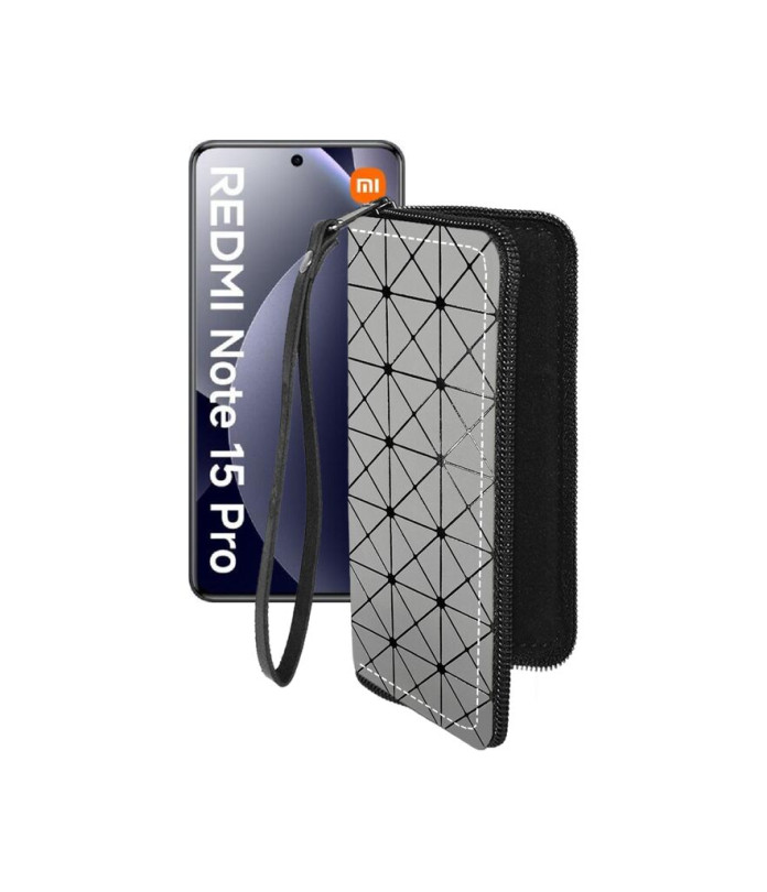 Чохол-гаманець з екошкіри для телефону Xiaomi Redmi Note 15 Pro 4G