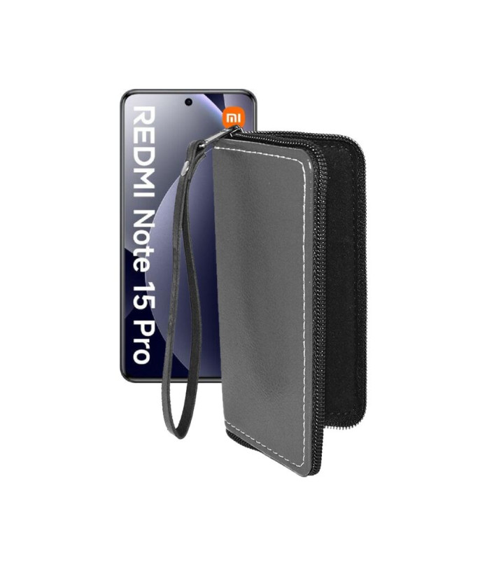 Чохол-гаманець з екошкіри для телефону Xiaomi Redmi Note 15 Pro 4G