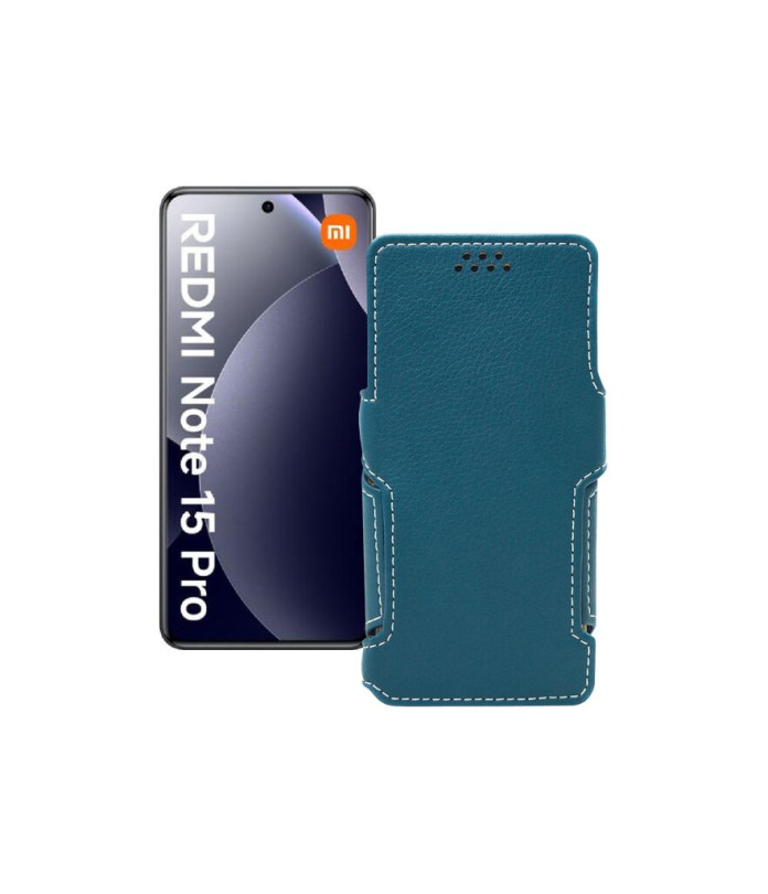 Чохол-книжка з екошкіри для телефону Xiaomi Redmi Note 15 Pro 4G