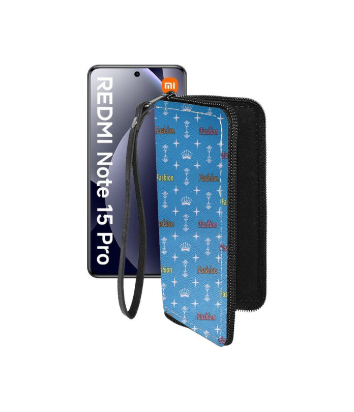Чохол-гаманець з екошкіри для телефону Xiaomi Redmi Note 15 Pro 4G