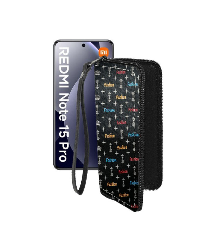 Чохол-гаманець з екошкіри для телефону Xiaomi Redmi Note 15 Pro 4G