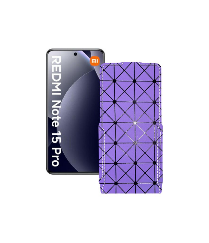 Чохол-флип з екошкіри для телефону Xiaomi Redmi Note 15 Pro 4G