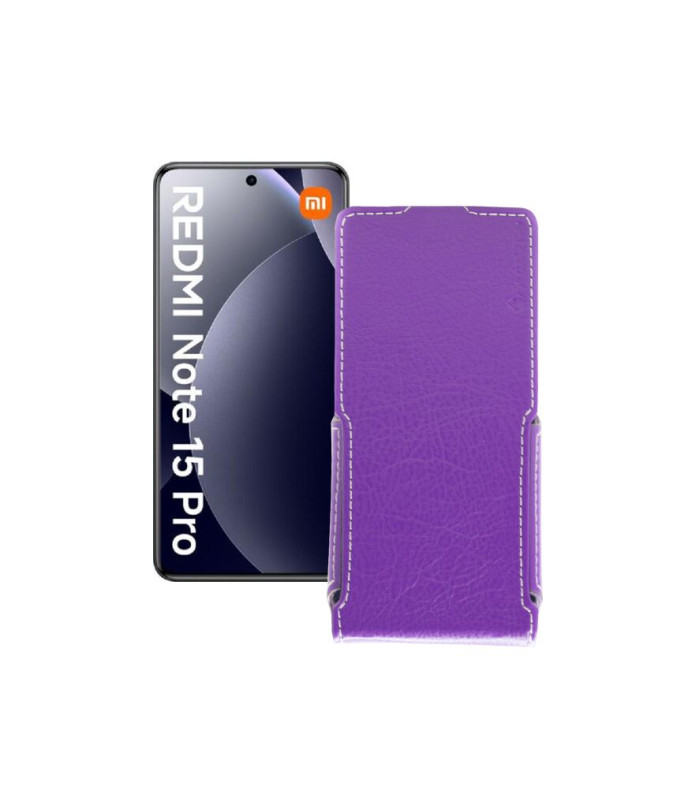Чохол-флип з екошкіри для телефону Xiaomi Redmi Note 15 Pro 4G