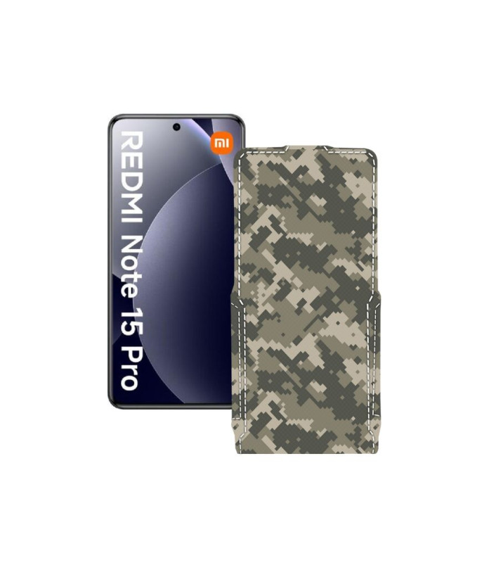 Чохол-флип з екошкіри для телефону Xiaomi Redmi Note 15 Pro 4G