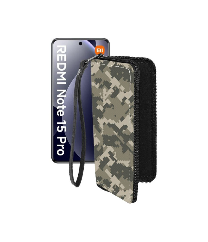 Чохол-гаманець з екошкіри для телефону Xiaomi Redmi Note 15 Pro 4G