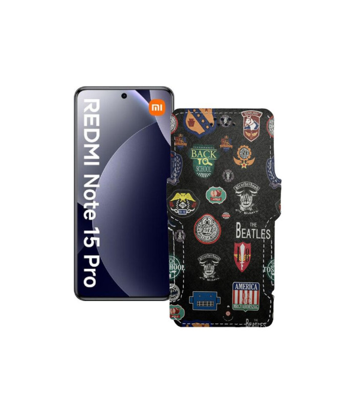 Чохол-книжка з екошкіри для телефону Xiaomi Redmi Note 15 Pro 4G
