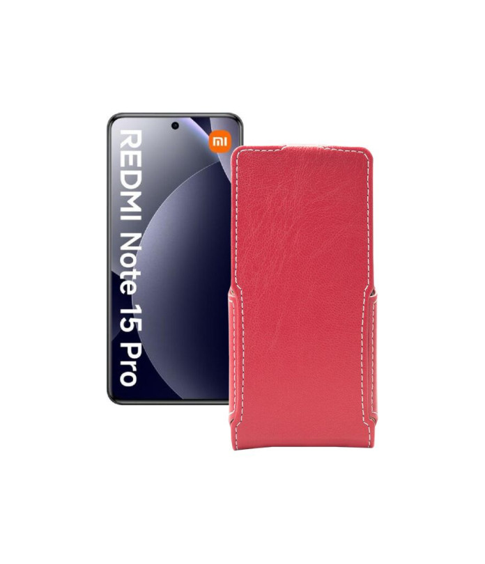 Чохол-флип з екошкіри для телефону Xiaomi Redmi Note 15 Pro 4G