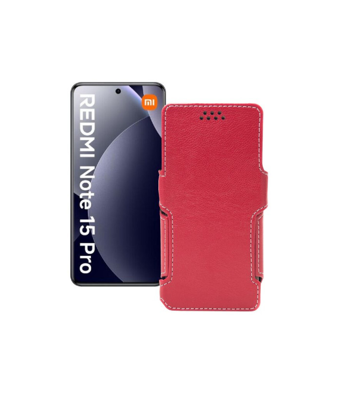 Чохол-книжка з екошкіри для телефону Xiaomi Redmi Note 15 Pro 4G