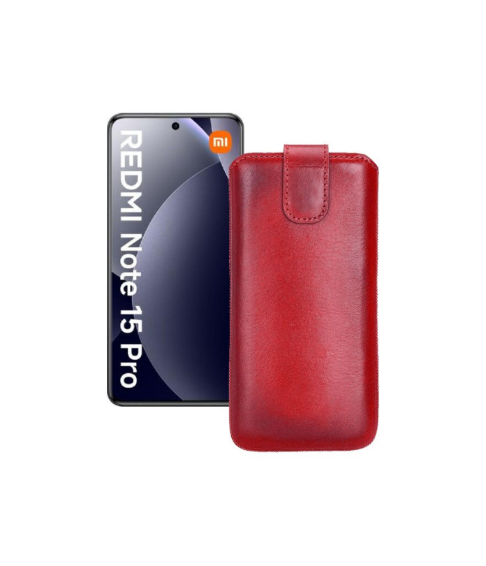 Витяжка з екошкіри для телефону Xiaomi Redmi Note 15 Pro 4G