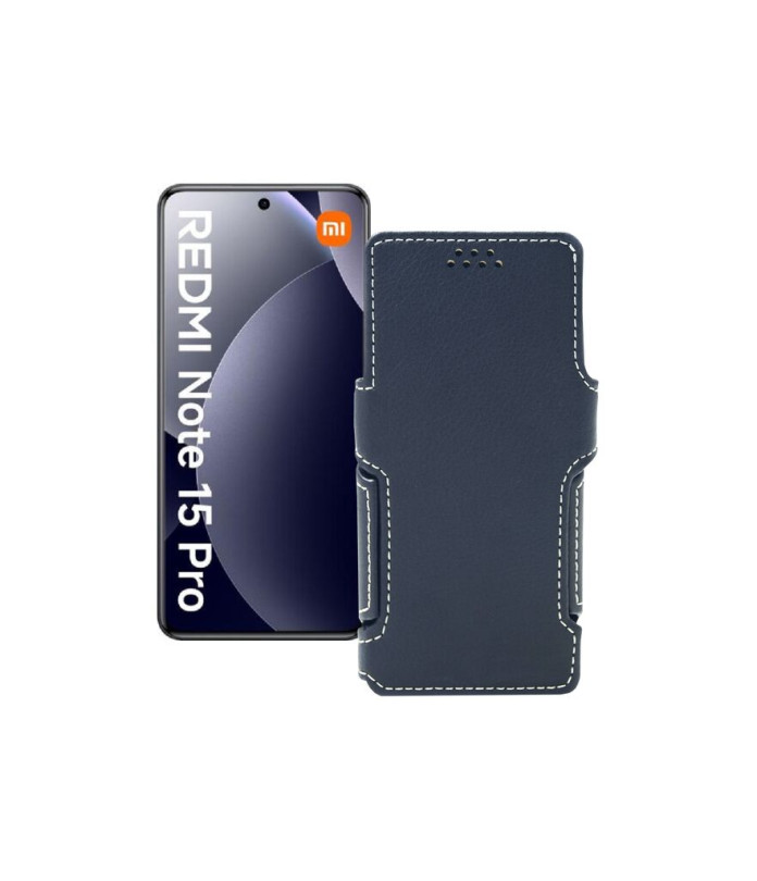 Чохол-книжка з екошкіри для телефону Xiaomi Redmi Note 15 Pro 4G