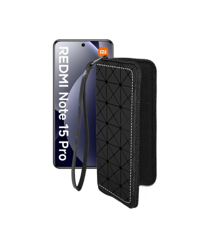 Чохол-гаманець з екошкіри для телефону Xiaomi Redmi Note 15 Pro 4G