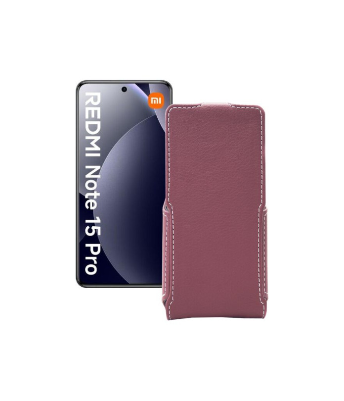 Чохол-флип з екошкіри для телефону Xiaomi Redmi Note 15 Pro 4G