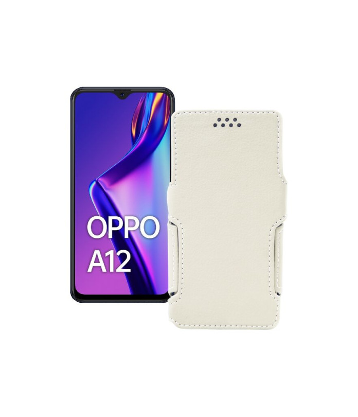 Чохол-книжка з екошкіри для телефону OPPO A12