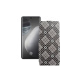 Чохол-флип з екошкіри для телефону Vivo X60 Pro Plus 5G