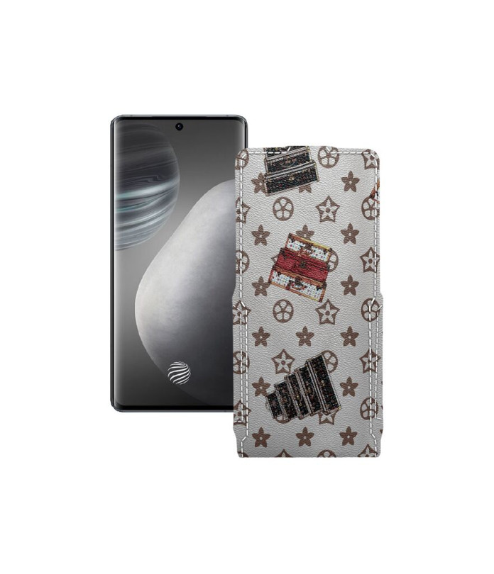 Чохол-флип з екошкіри для телефону Vivo X60 Pro Plus 5G