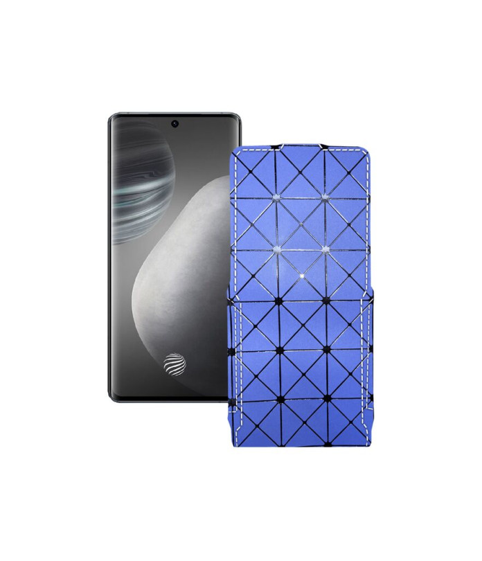 Чохол-флип з екошкіри для телефону Vivo X60 Pro Plus 5G