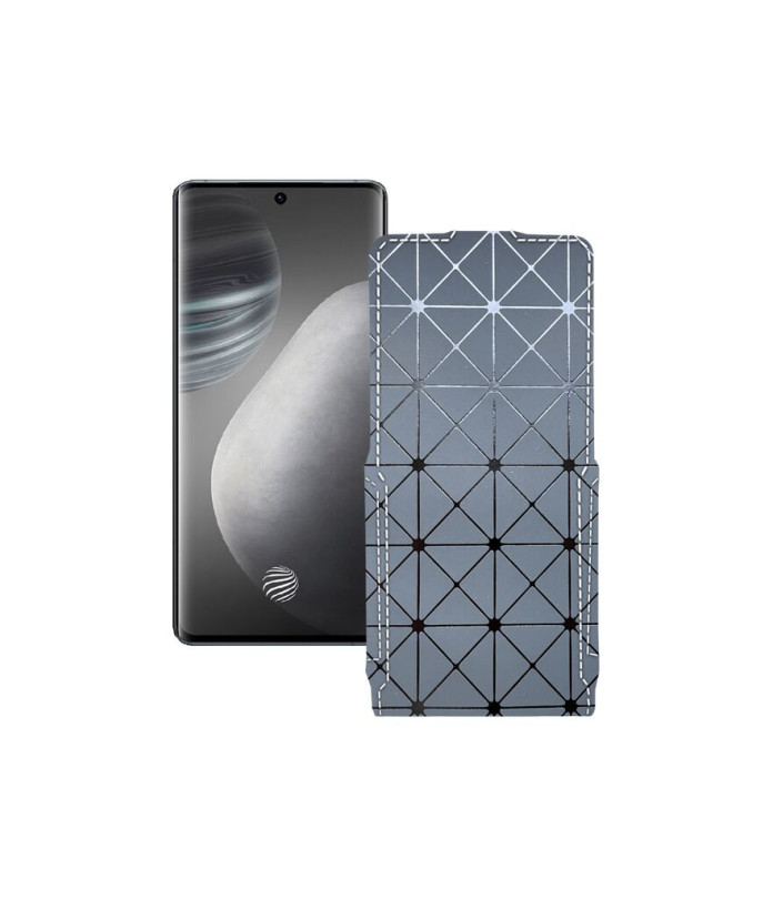 Чохол-флип з екошкіри для телефону Vivo X60 Pro Plus 5G