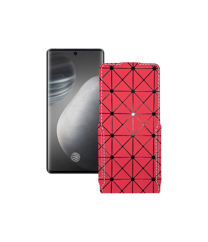 Чохол-флип з екошкіри для телефону Vivo X60 Pro Plus 5G