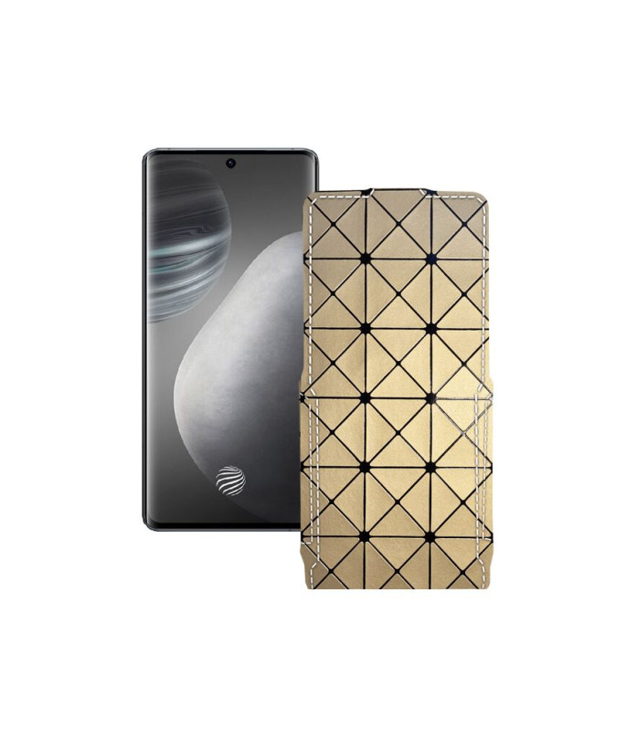 Чохол-флип з екошкіри для телефону Vivo X60 Pro Plus 5G