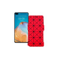 Чохол-книжка з екошкіри для телефону Huawei P40