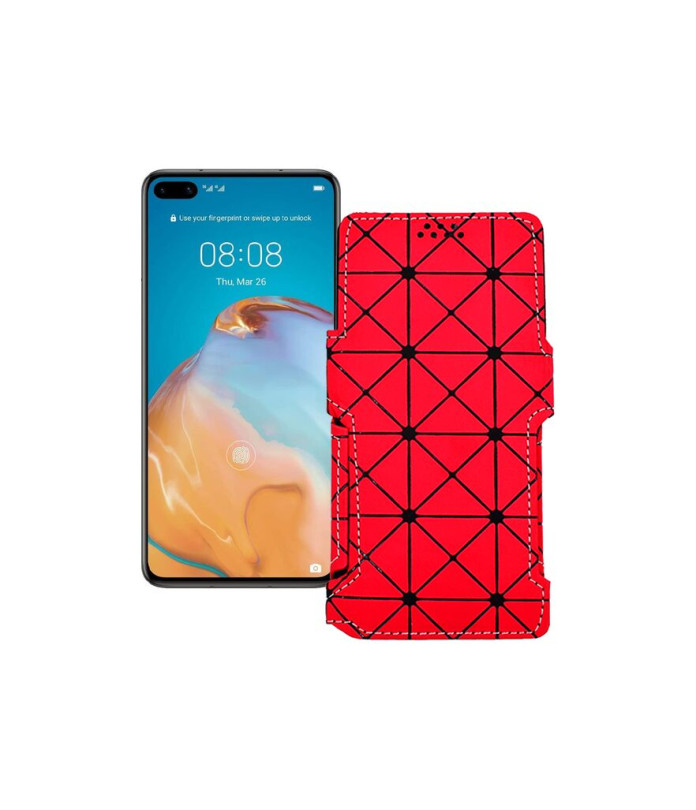 Чохол-книжка з екошкіри для телефону Huawei P40